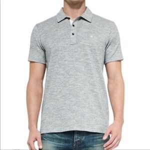 Rag & Bone Standard Issue Gray Polo shirt